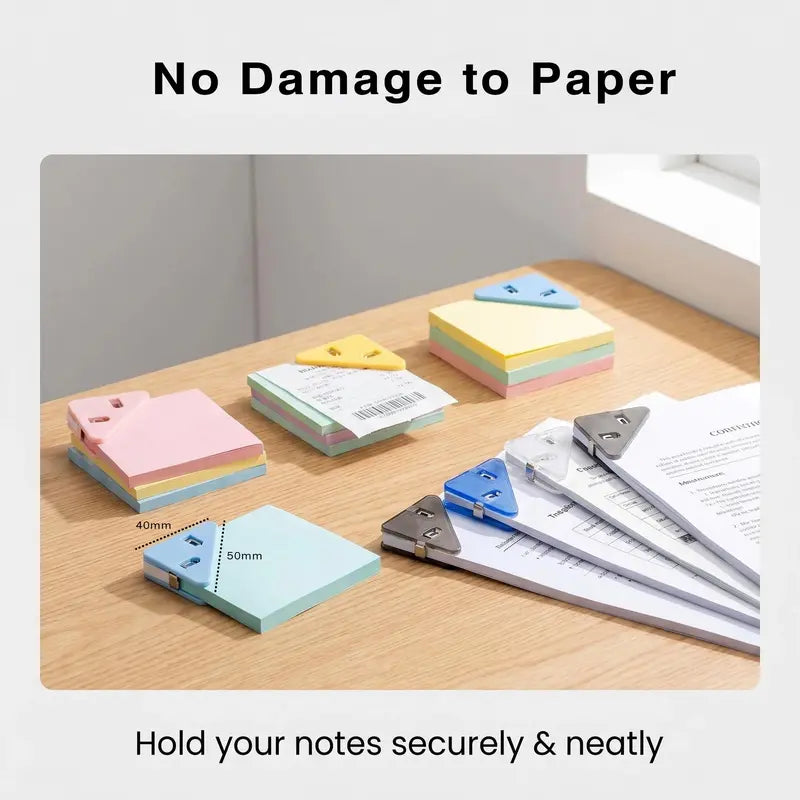 🔥4-Pack Refillable Paper Clip Dispenser Set with 110 Assorted Clips