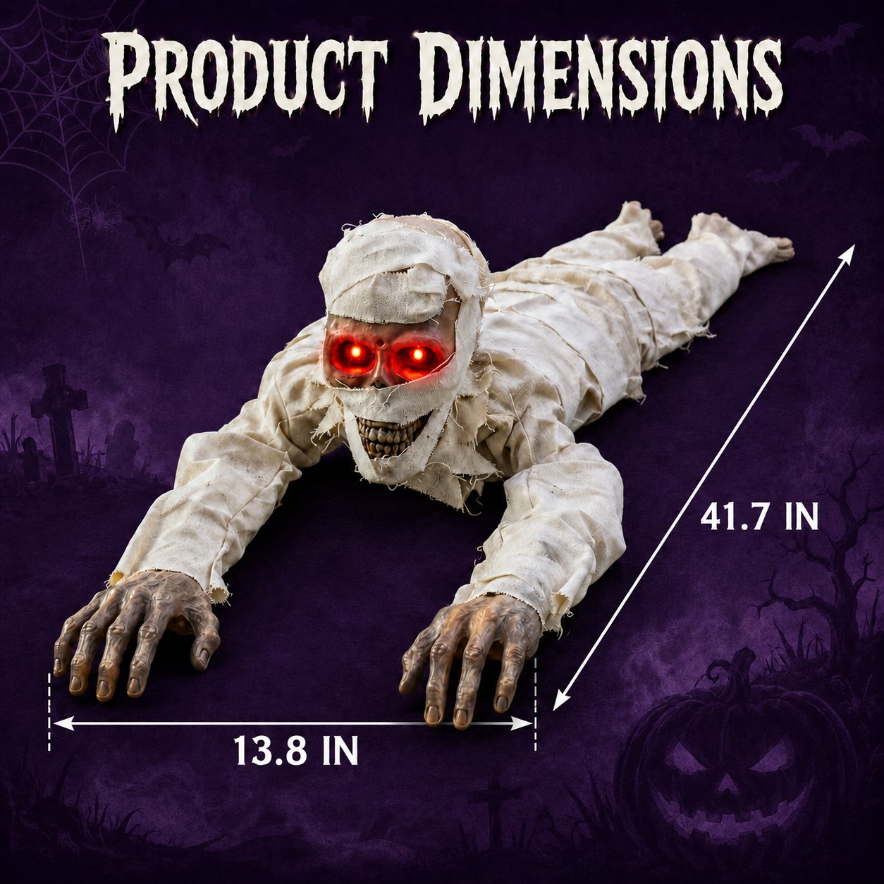 🧟Stop Using Static Halloween Decor — Get a Mummy That Crawls | Animated Scare Prop🎃