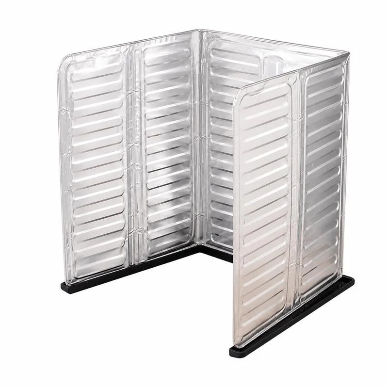 🍳Foldable Stove Splatter Guard – Multi-Panel Grease & Oil Shield