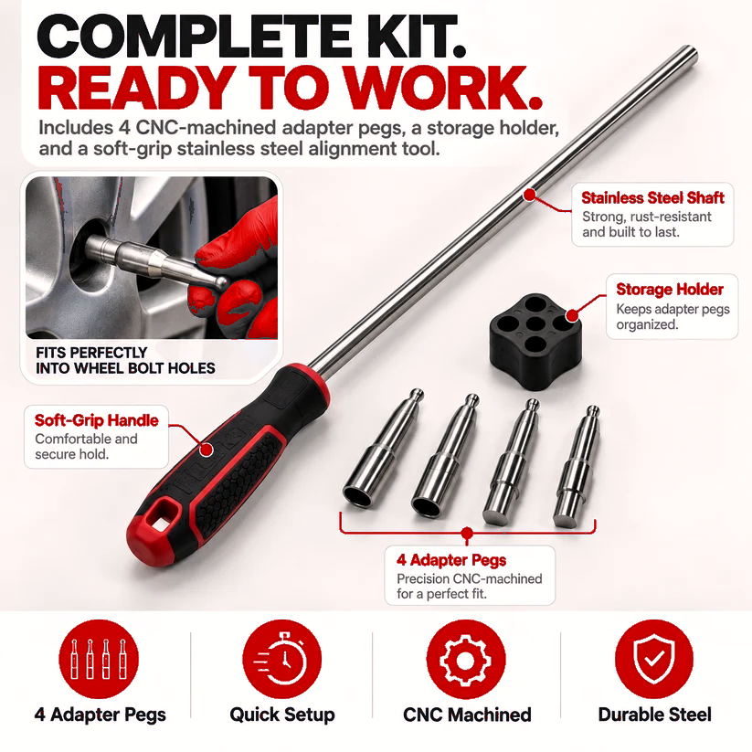 ๐ง Heavy Wheel Fitting Tool โ Hub Positioning & Tire Mounting Assistant
