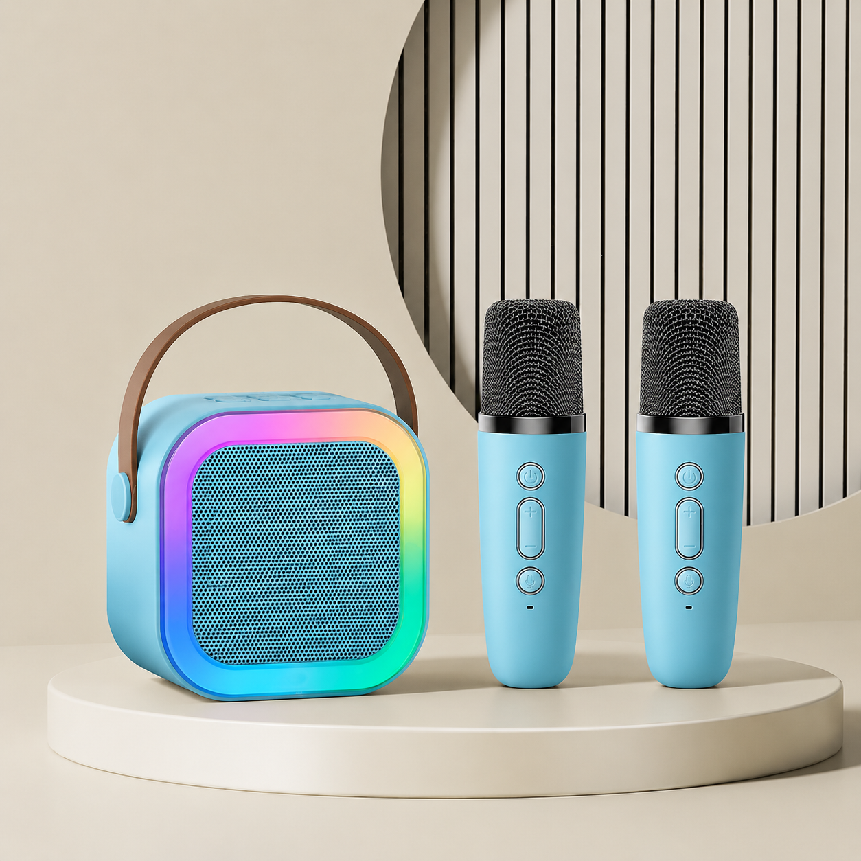 🎤Karaoke Speaker Set with 2 Wireless Microphones