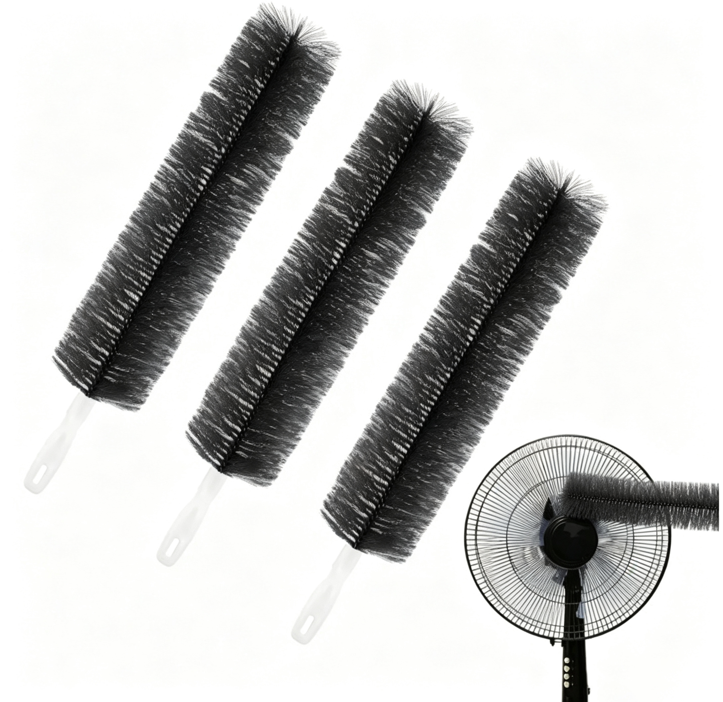 Multifunctional Bendable Fan Cleaning Brush – Long Reach Dust Removal Tool for Air Conditioners