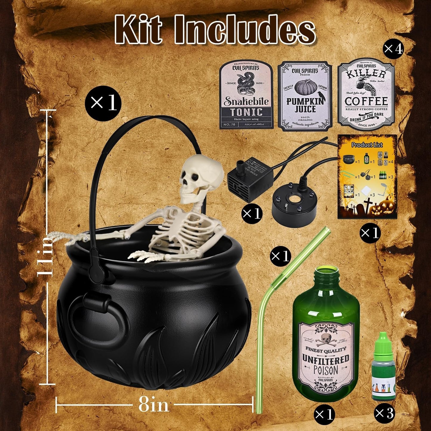 Bring Magic To Life🧙♀️🎃Floating Potion Bottles & Mystical Mist