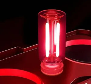 💡Touch-Dimmable Car USB Ambient Night Light – 7 Color Options