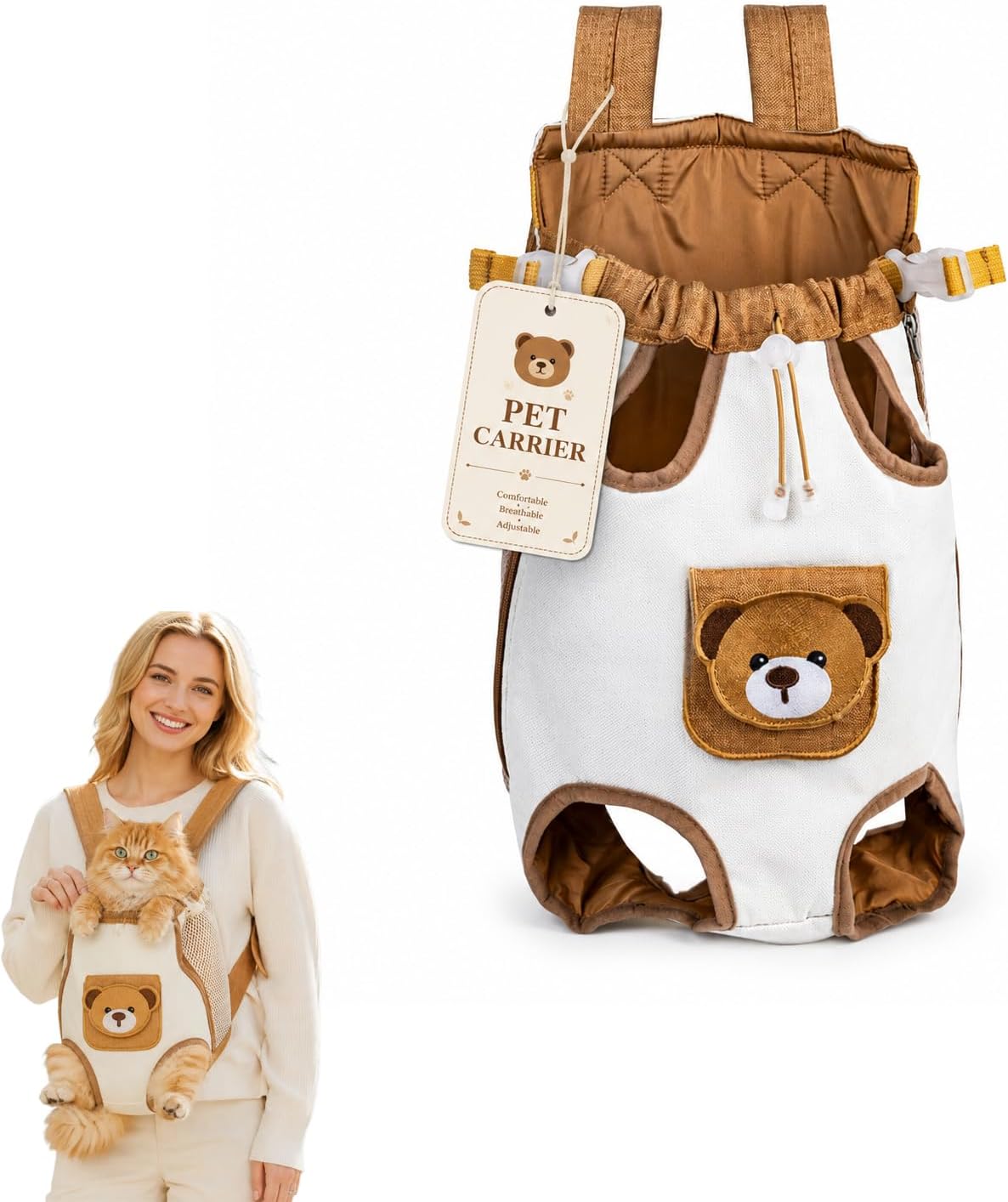 🎉Cute Bear Travel Pet Carrier