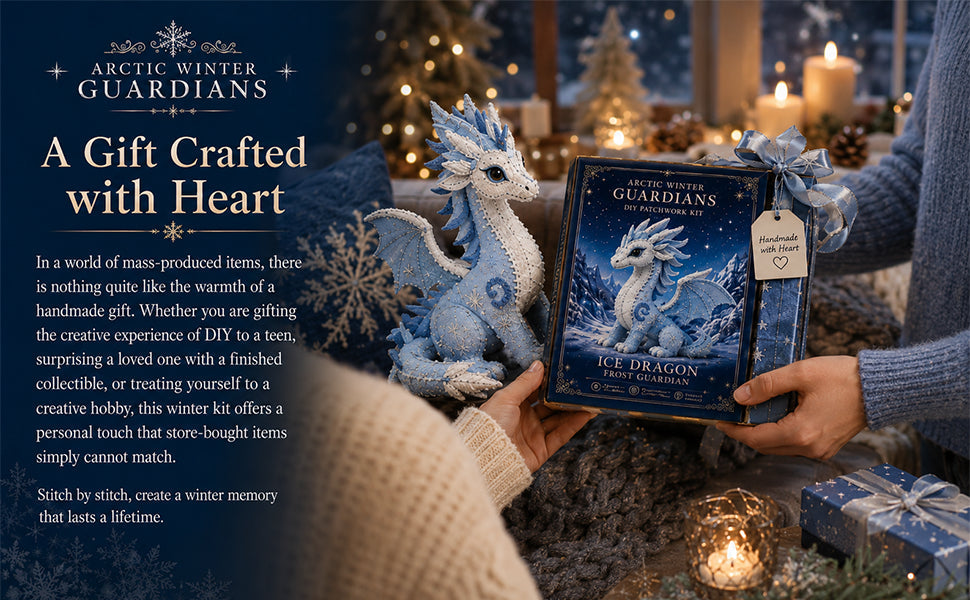 ❄️ Arctic Winter Guardians DIY Patchwork Kit