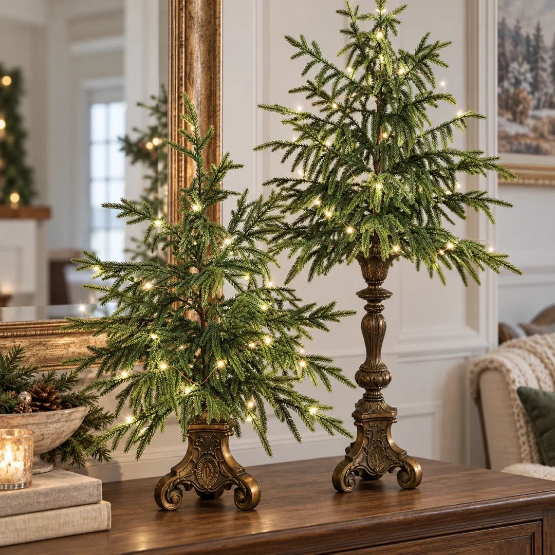🎄Buy 2 Get 20% OFF🎁Vintage Lighted Norfolk Pine Trees