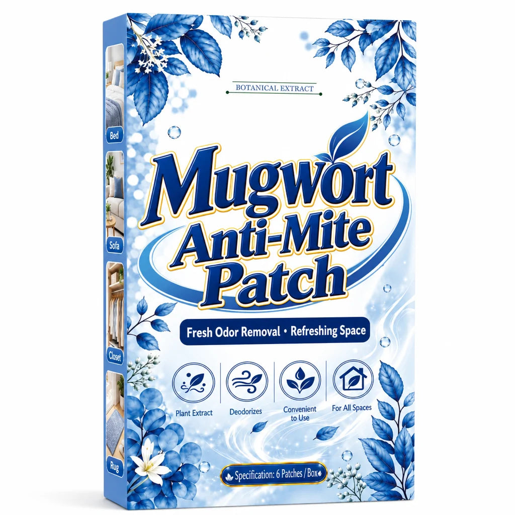 🧪🌿 Botanical Mold Control Patches – 6-Piece Peel & Stick Pads for Damp Bathroom, Kitchen & Hidden Corners ✨