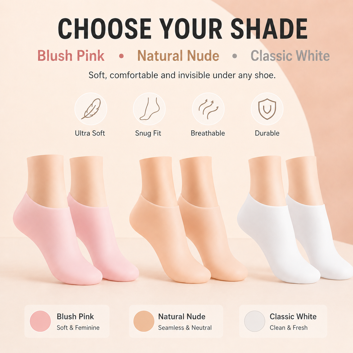 ✨Women's Foot Care Silicone Socks