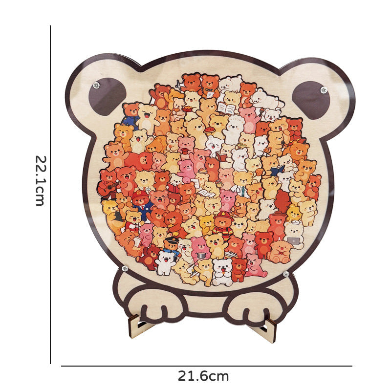 🔥Flash Sale: 50% OFF🎁Every Piece Is a Cat – 135-Piece Wooden Puzzle for Cat Lovers
