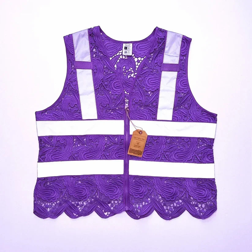 π Lace Safety Vest | Stylish Hi-Vis Workwear