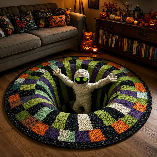 π₯3D Skeleton Vortex Halloween Rug