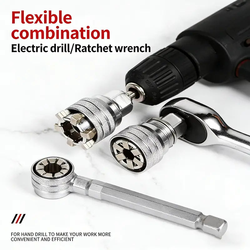 🔥Multi-Function Universal Socket Wrench Tool-Father's Day Gifts