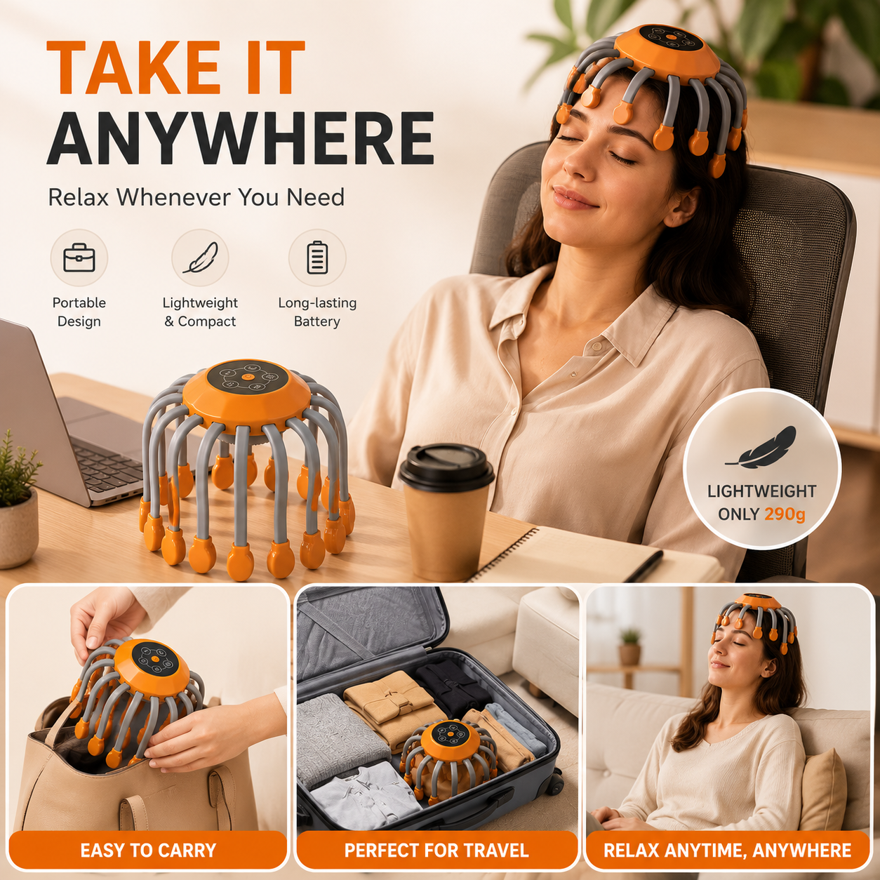 Head Massager for Migraine Relief