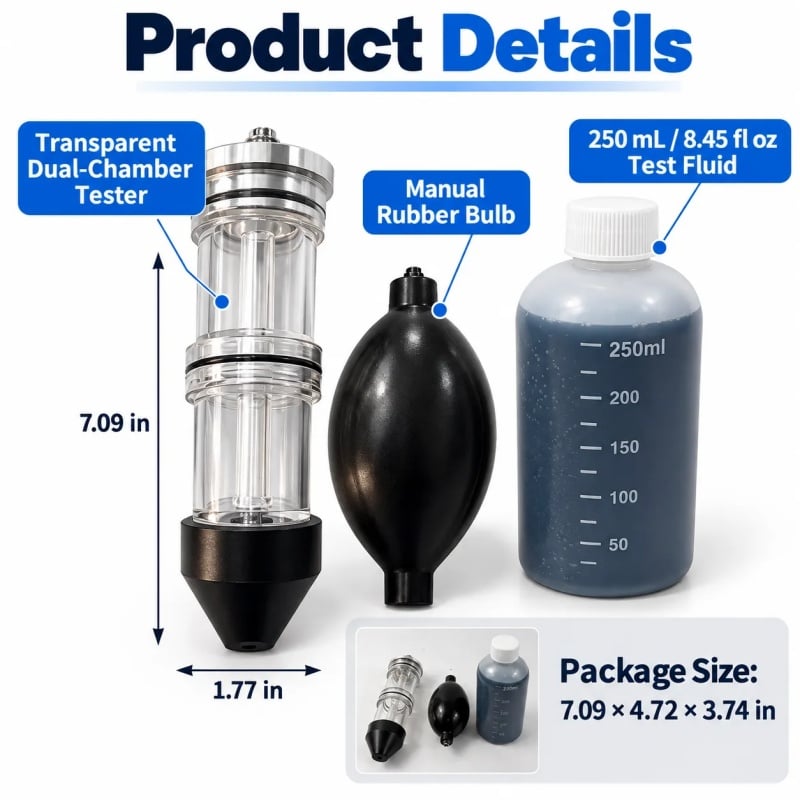 โฐLimited Stock 60% OFF๐๐งช Combustion Leak Tester โ Quickly Detect Exhaust Gas Leaks in Your Cooling System!