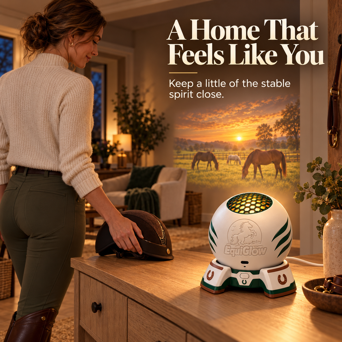 🐴360° Smart Horse Scene Projector | A Little Ranch in Your Room