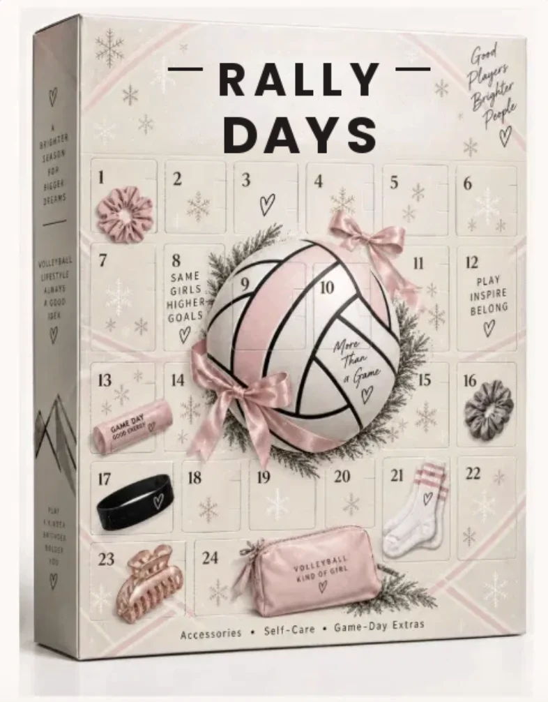 π Volleyball Advent Calendar β 24-Day Christmas Countdown Gift for Girls, Players & Teammates