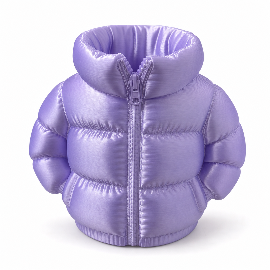 🧥 Puffer Coat Pen Holder ✏️ Cute 3D Printed Desk Organizer