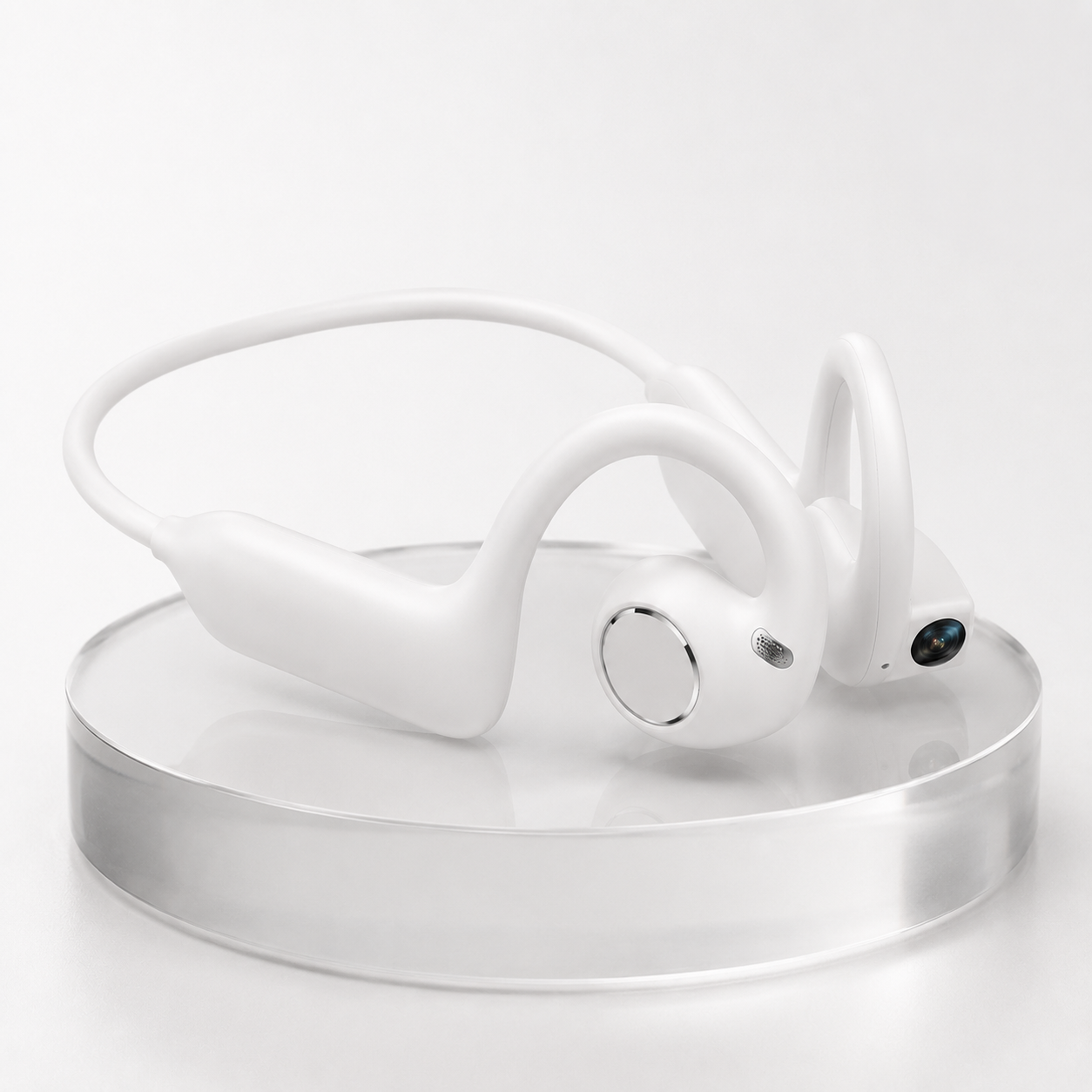 🔥 Smart Open-Ear Camera Headset – Hands-Free POV Recording & Audio