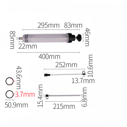 🛠️Professional Syringe Pump – Brake Fluid Extractor & Filler for Automotive