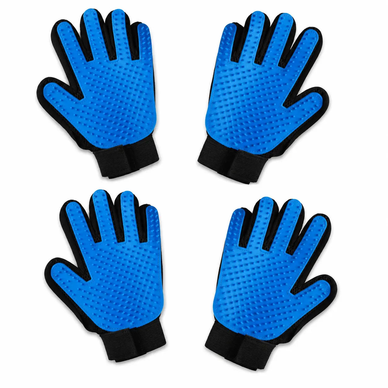255-Tip Pet Grooming Gloves – Deshedding & Bath Mitts