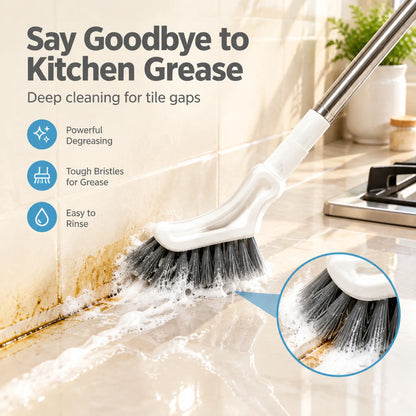 🧹Telescopic Long-Handle Crevice Cleaning Brush for Tight Corners🧽