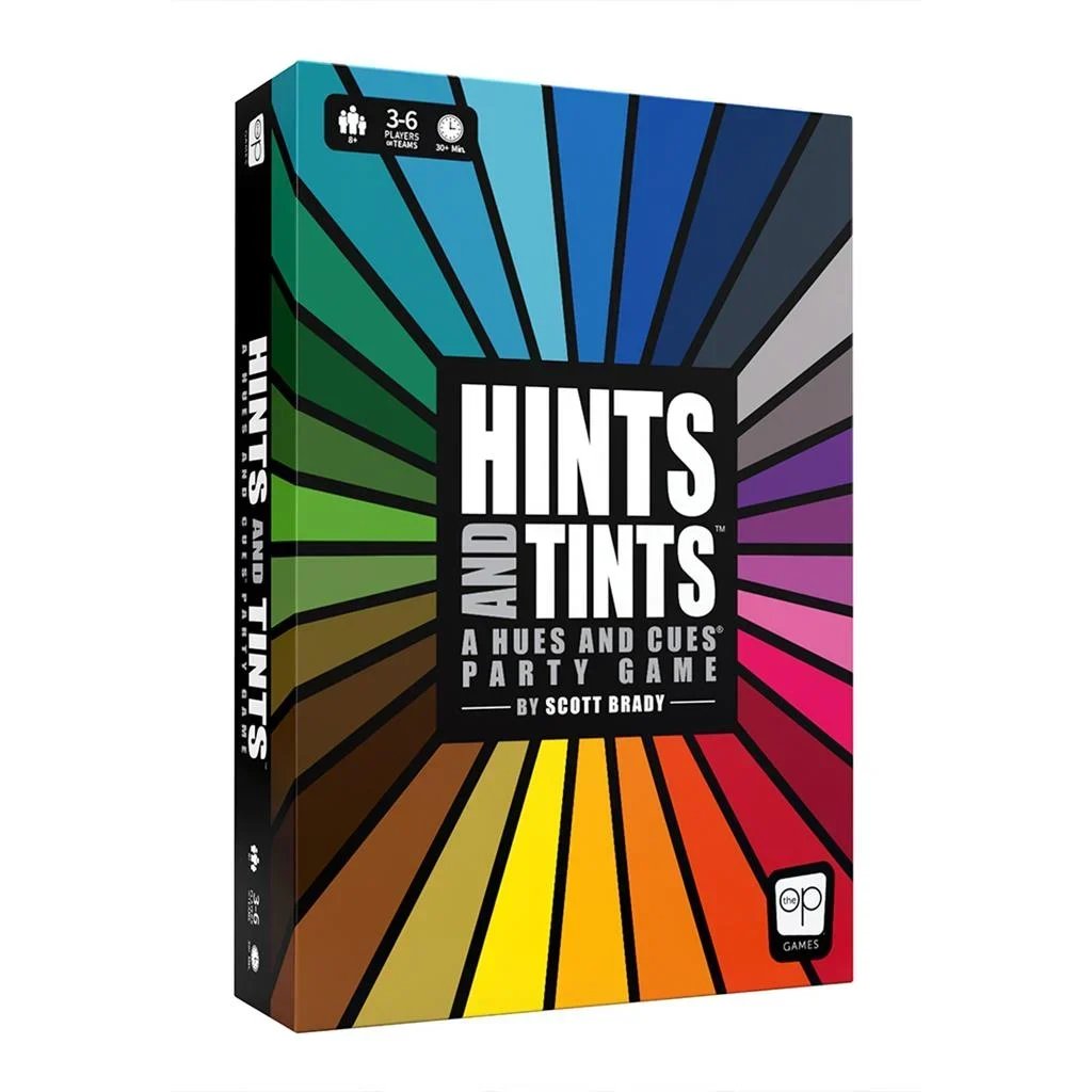 Hints and Tints colorful black retail game box