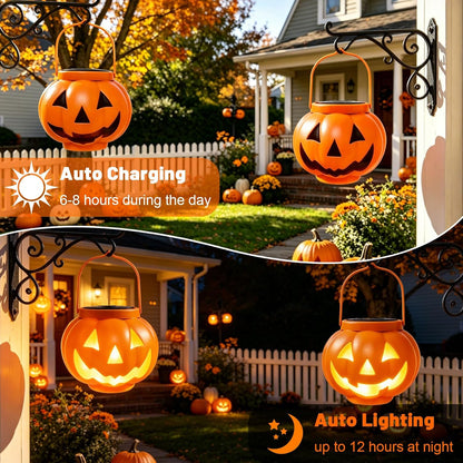 🎃Solar Halloween Pumpkin Lantern Outdoor Decor ✨
