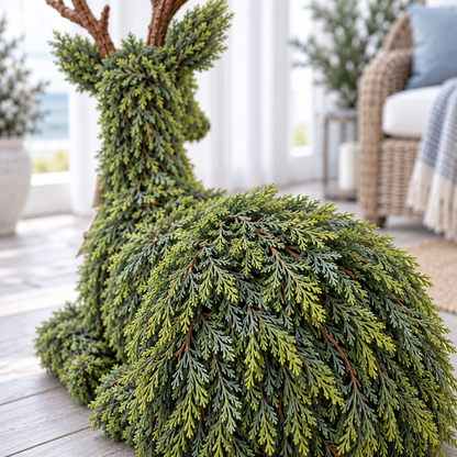 🦌Evergreen Reindeer Christmas Decoration
