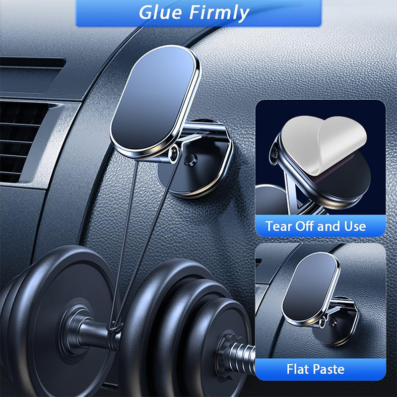 Adhesive installation method for magnetic phone holder