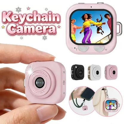 📷Mini Y2K Keychain Digital Camera – 64MP Retro Camera for Travel & Gifting