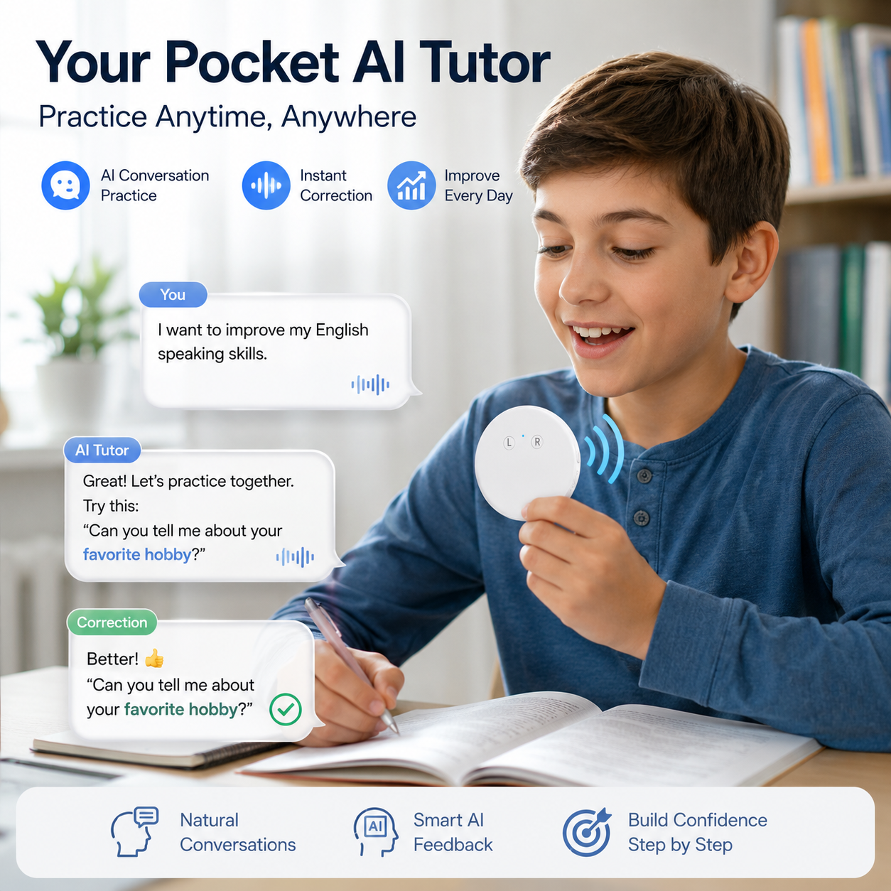 🌍 AI Smart Voice Translator – Speak, Learn & Connect Anywhere  ⚡
