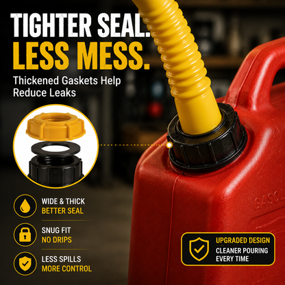 ⛽ Upgraded Gas Can Spout Replacement Kit | Stop Leaks & Pour Easier.
