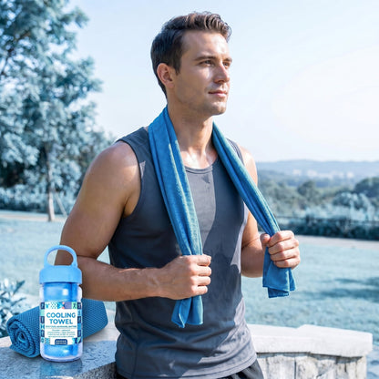 ✨⏰Last Day Buy 1 Get 1 Free❄💦Cold Sweat Towel You Can Use Anywhere, Anytime! Reusable Soft Absorbent Cooling Portable– US Ready!