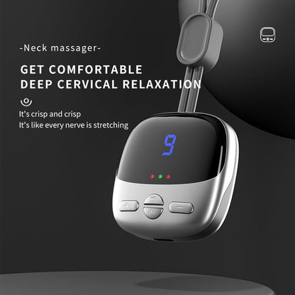 🔥 Relieve Neck Tension Anytime, Anywhere|Smart Heat Therapy & EMS Massage In One Lightweight Device