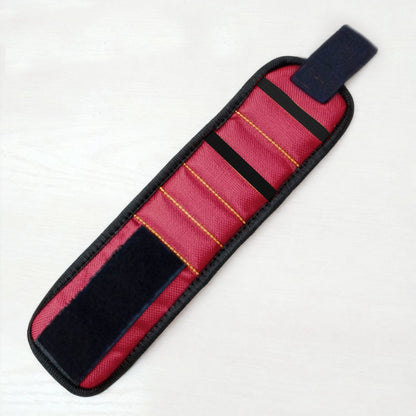 🔥Hot Sale⚡Magnet Wristband Tool Holder with 2 Storage Pockets