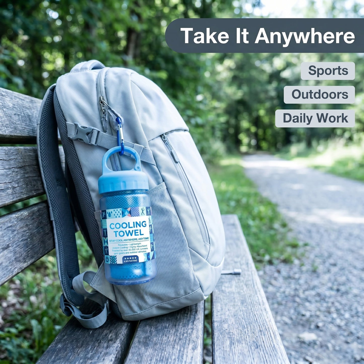 ✨⏰Last Day Buy 1 Get 1 Free❄💦Cold Sweat Towel You Can Use Anywhere, Anytime! Reusable Soft Absorbent Cooling Portable– US Ready!
