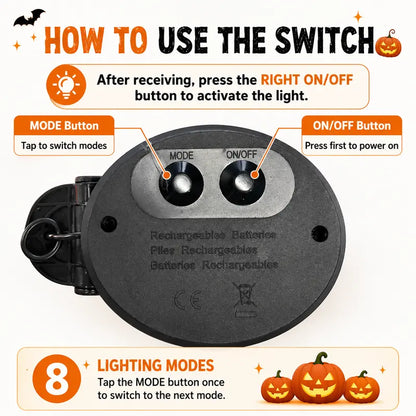 🎃 Pumpkin Solar Stake Lights – Halloween Outdoor Yard Decor🔥