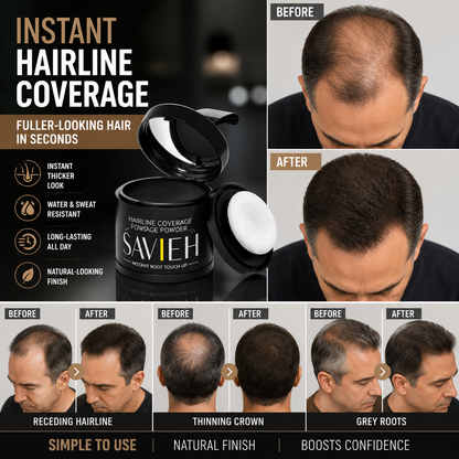🔥 Hairline Powder ✨ Instantly Fuller Hair in Seconds! 💇‍♀️ Save Up to 50% Today!