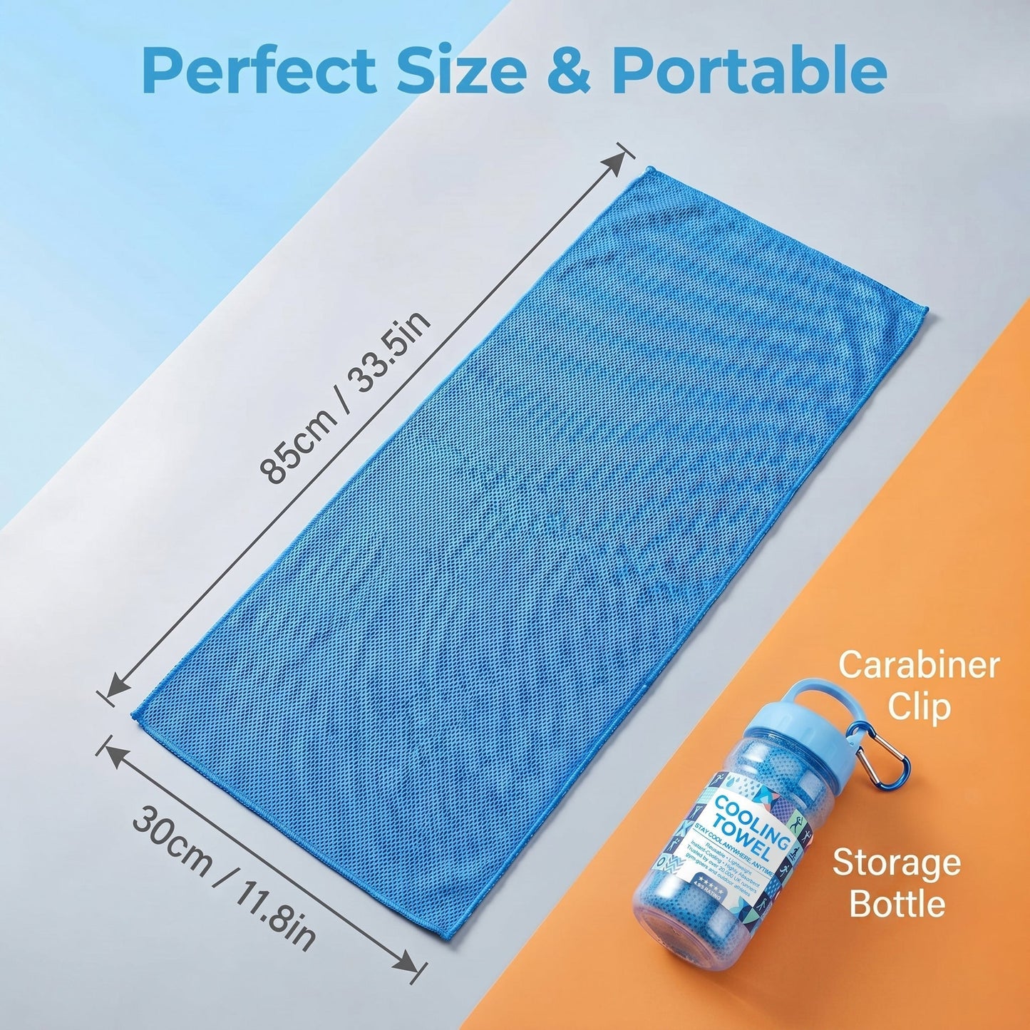 ✨⏰Last Day Buy 1 Get 1 Free❄💦Cold Sweat Towel You Can Use Anywhere, Anytime! Reusable Soft Absorbent Cooling Portable– US Ready!