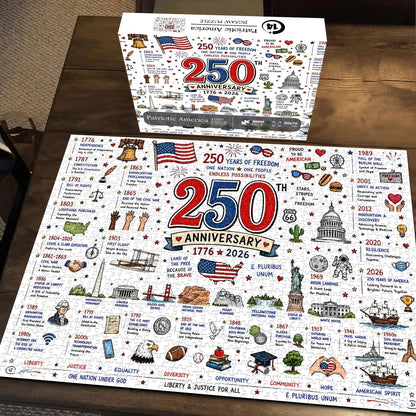 🧩 Patriotic America Jigsaw Puzzle 1000 Pieces 🎁 Buy 2 Free Shipping