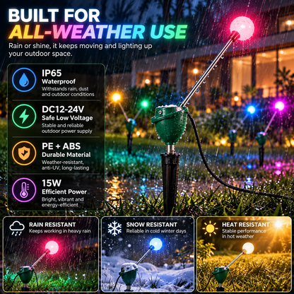 ✨ Swaying Firefly Garden Light – 7-Color Kinetic Outdoor Light for Lawn, Garden & Pathway Decor