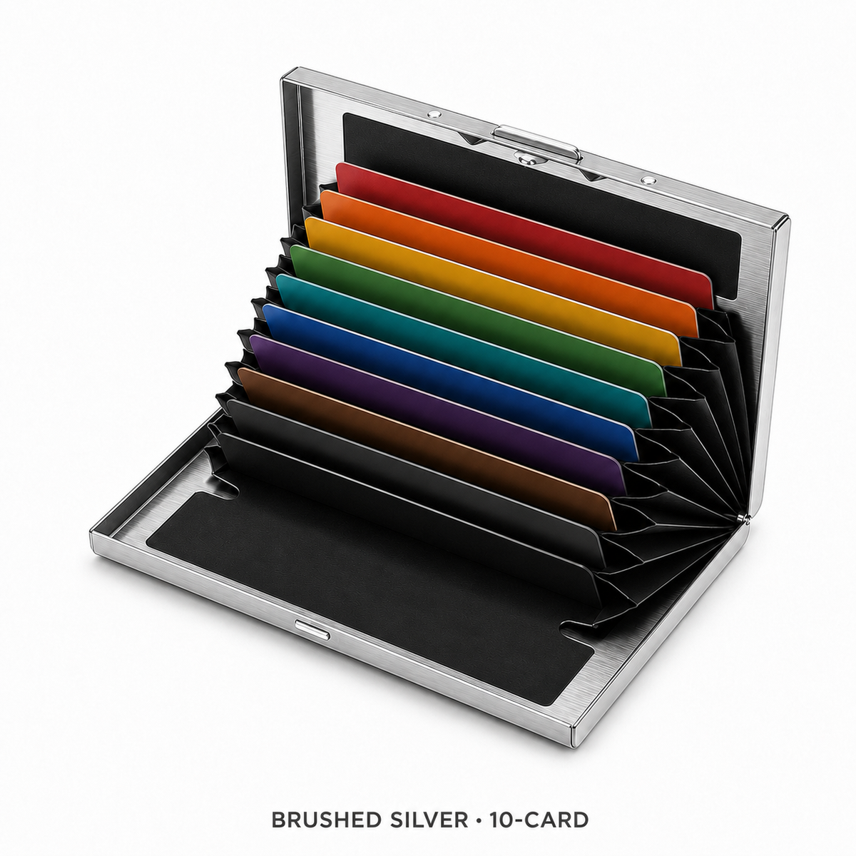 🔥RFID-Blocking Stainless Steel Card Wallet – Organized, Secure & Pocket-Ready 🔒