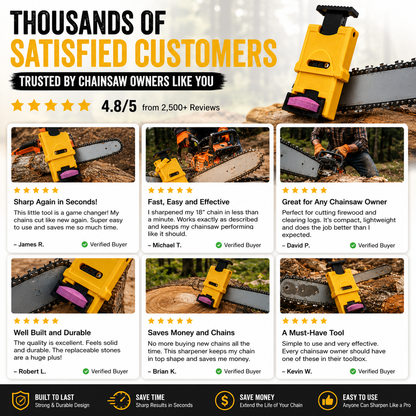 🔥Chainsaw Chain Sharpener Kit | Fast Portable Saw Chain Sharpening Tool