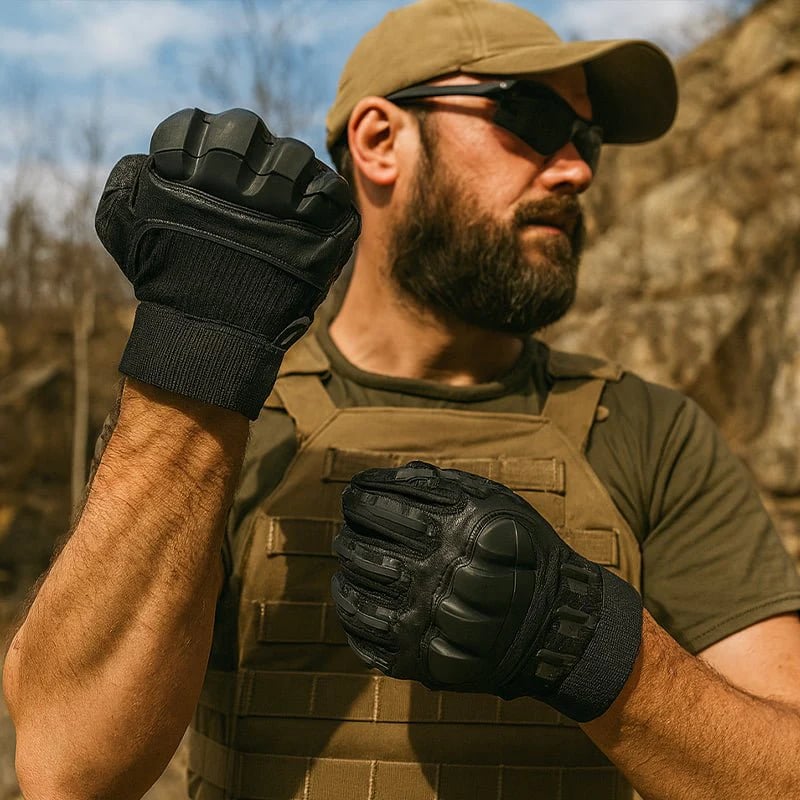 🔥Limited-Time 70% OFF🧤Full-Finger Protective Tactical Gloves|Grip. Protect. Keep Moving.