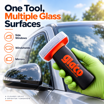 🚗 Car Glass Water Spot Remover with Built-In Applicator – Easy Windshield & Window Glass Care