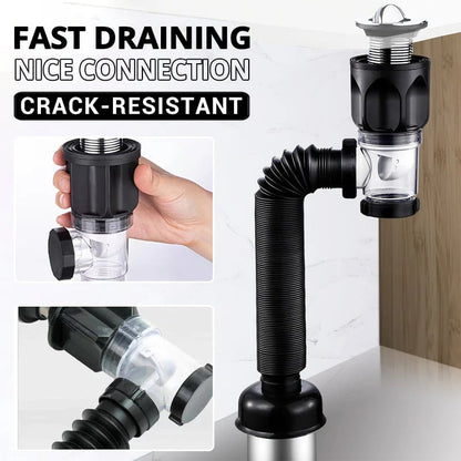 🔥Universal Anti-Odor Sink Drain Pipe Kit