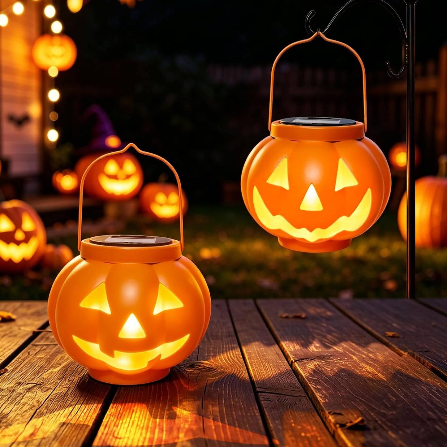 🎃Solar Halloween Pumpkin Lantern Outdoor Decor ✨