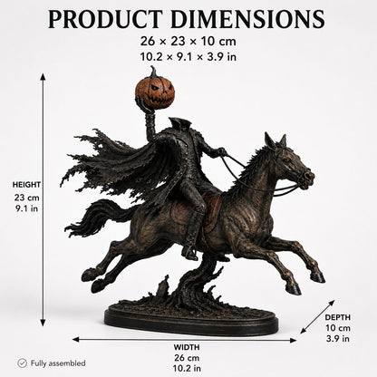 🎃🏇Midnight Chase Headless Horseman Statue(✨Same as the video)