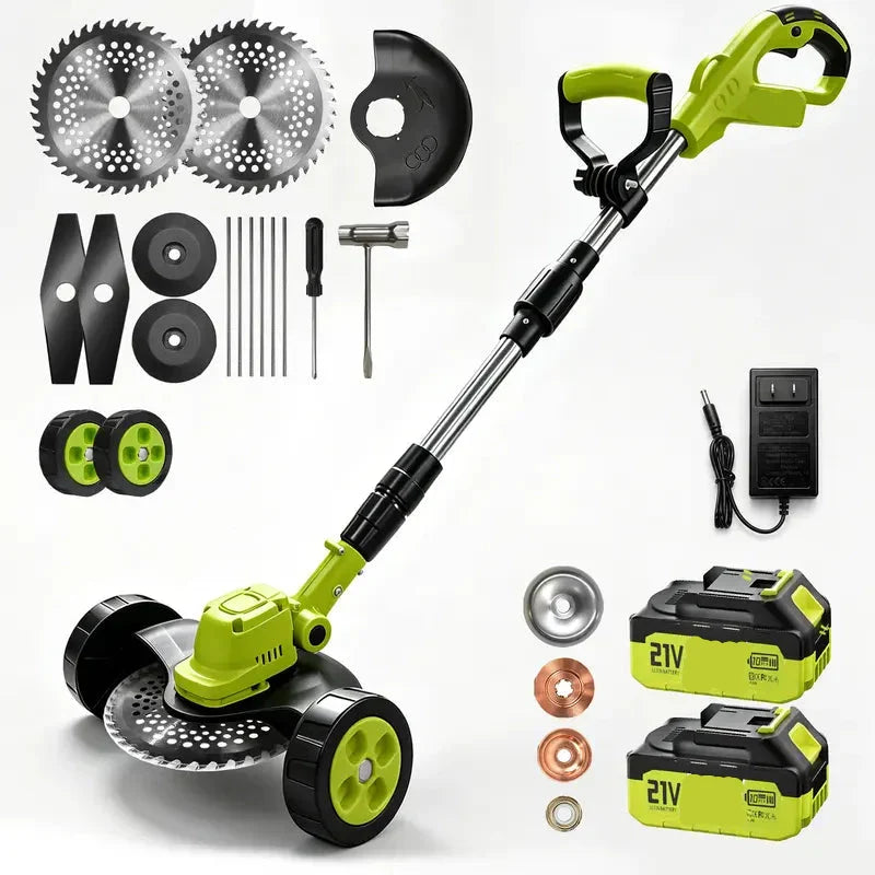 🌿⚡21V 3-in-1 Cordless String Trimmer--Edger & Mini Mower